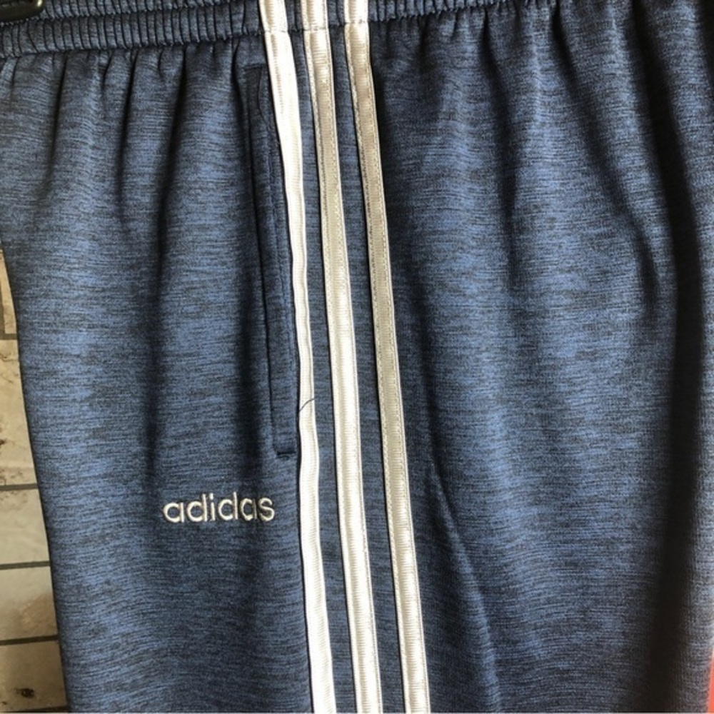 Adidas boys drawstring blue active joggers 14/16 - Picture 7 of 11